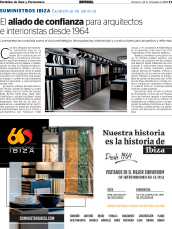 Special from Periódico de Ibiza: A trusted partner for architects and interior designers since 1964